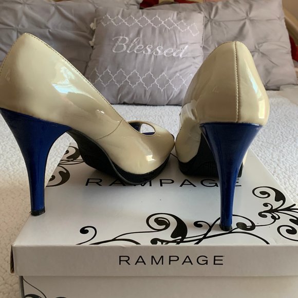 Rampage Peep Toe Heels - Picture 4 of 6